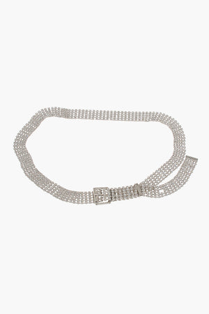 Cintura Slim Abbellita da Gioielli 25mm