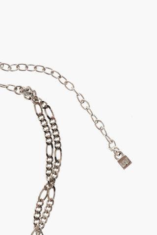 Choker a Catena con Fiocco in Strass