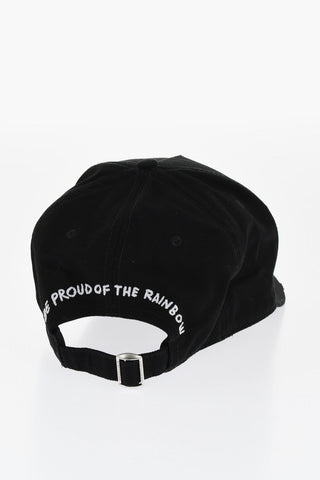 Cappello da Baseball Effetto Vintage Ricamato