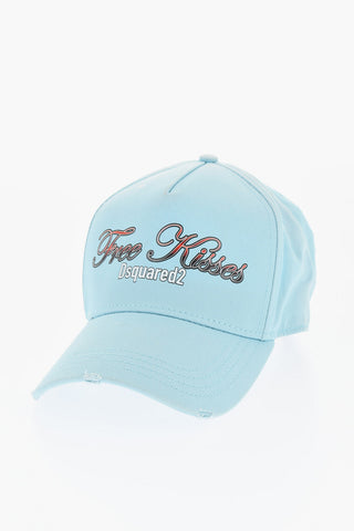 Cappello Da Baseball Effetto Vintage Stampato