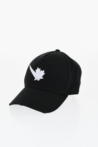 Cotton Twill Cap with Embossed Embroidery