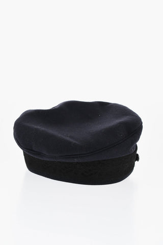 Wool and Nylon Baker Boy Hat
