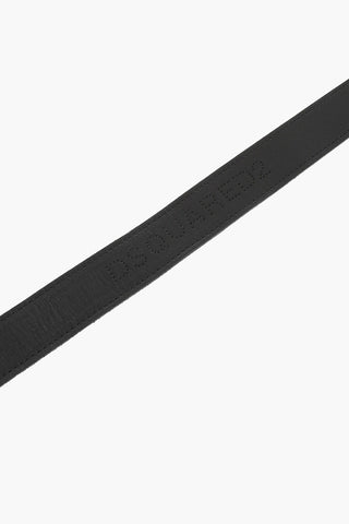 Leather and Fabric Belt with Tie Detail 30mm