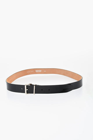 Solid Color Patent Leather Belt 30mm