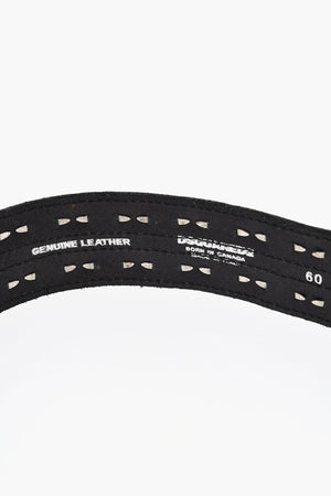 Cintura in Pelle con Borchie 40mm