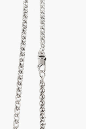 Collana in Metallo con Pendente a Design Floreale Impreziosito da Strass