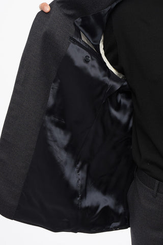 Abito REFINED in Lana Vergine con Tasche ad Aletta
