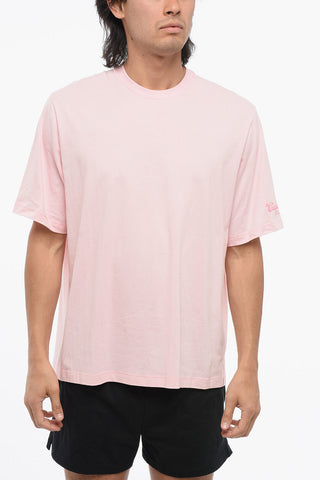 T-Shirt Girocollo in Cotone Stretch