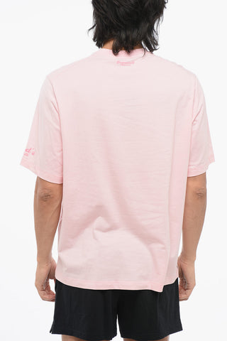 T-Shirt Girocollo in Cotone Stretch