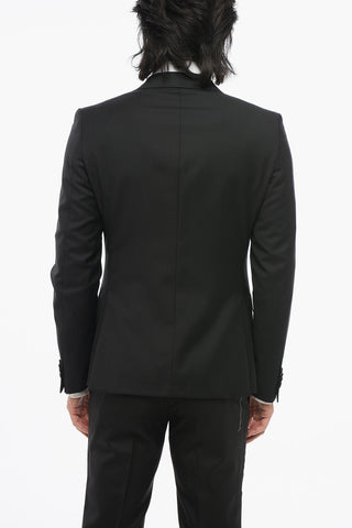 CC COLLECTION Einreihiger Blazer aus Wolle mit Pattentaschen