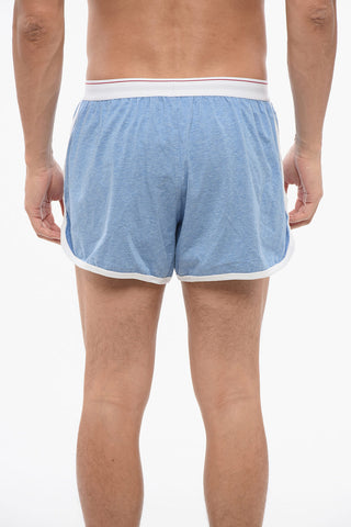 Stretch Cotton Boxer with Logoed Waistband
