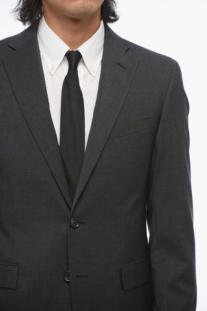 CC COLLECTION Zweiknopf-Anzug aus Schurwolle mit zwei Schlitzen und klassischem Revers