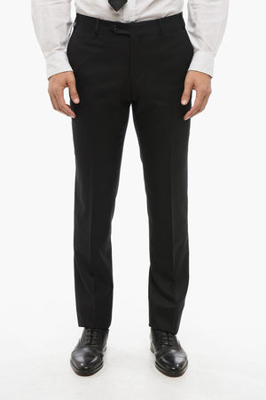 Pantaloni 4 Tasche in Lana Vergine