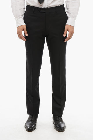 4-Taschen-Hose aus Schurwolle