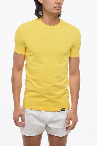 T-Shirt Girocollo in Cotone Stretch
