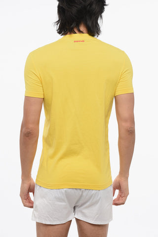 T-Shirt Girocollo in Cotone Stretch