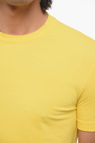 T-Shirt Girocollo in Cotone Stretch