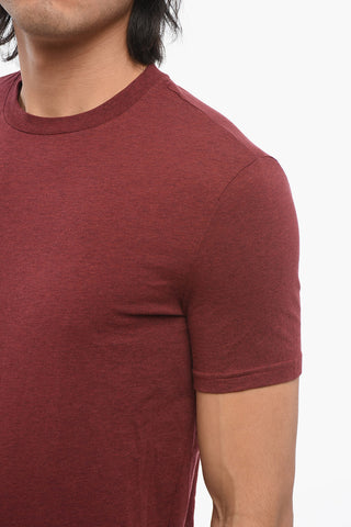 Cotton Blend Crew Neck T-Shirt