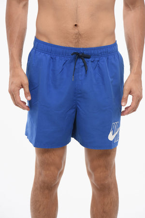 SWIM Boxer Swim Trunks Solid-Color 5 VOLLEY with 2 Pockets