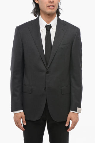 Virgin Wool Blazer LEADER with Flap Pockets