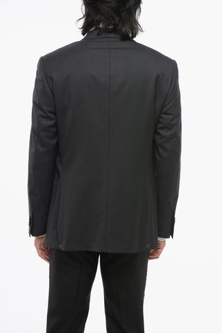 Virgin Wool Blazer LEADER with Flap Pockets