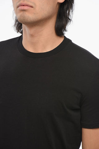 Cotton Blend Crew Neck T-Shirt