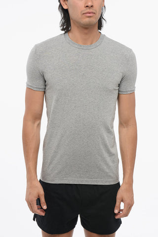 Crew Neck Slim Fit Cotton Blend T-Shirt