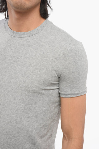 Crew Neck Slim Fit Cotton Blend T-Shirt