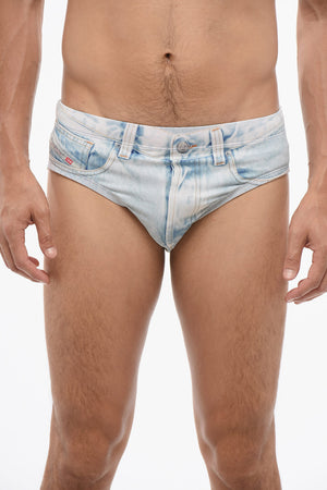 RED TAG Boxer-Badehose Gemustert mit 3 Taschen