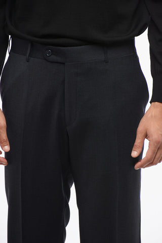 Virgin Wool Suit with Micro Poins Motif