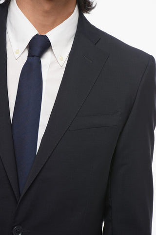 CC COLLECTION Side Vents Notch Lapel 2-Button Suit