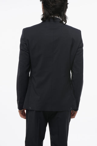 CC COLLECTION Side Vents Notch Lapel 2-Button Suit