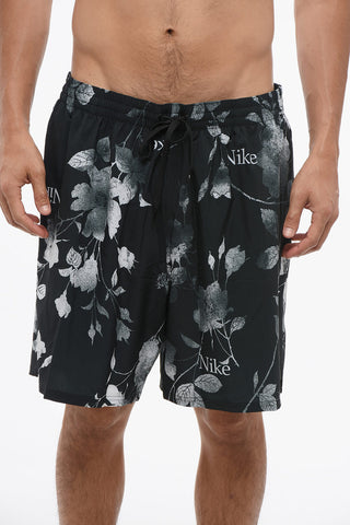 Boxer 7 VOLLEY Swimsuit with Faded Botanical Print