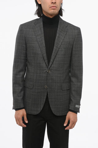 Einreihiger Blazer Aus Wollmischung Mit Klappentaschen