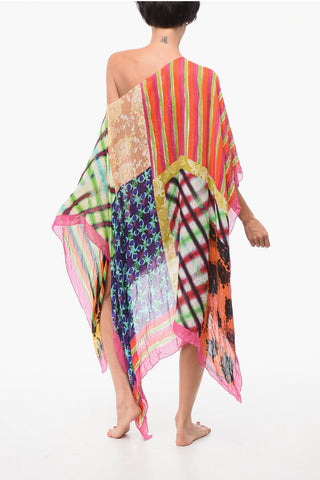 Patchwork Motif Multicolor Caftan