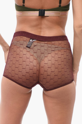 All-over Monogram Lace Boyshort