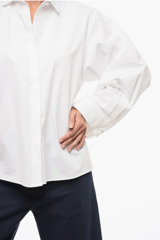EMPORIO Camicia in Popeline con Maxi Maniche