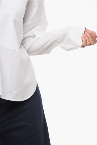 EMPORIO Asymmetric Shirt with Hidden Placket