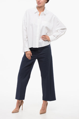 EMPORIO Asymmetric Shirt with Hidden Placket