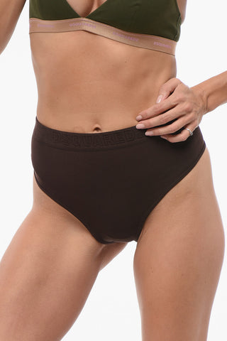 HONEY High Waist Brief with Tone on Tone Logo