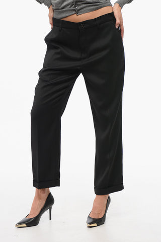 High Waist Twill Virgin Wool Blend VOLT Pants