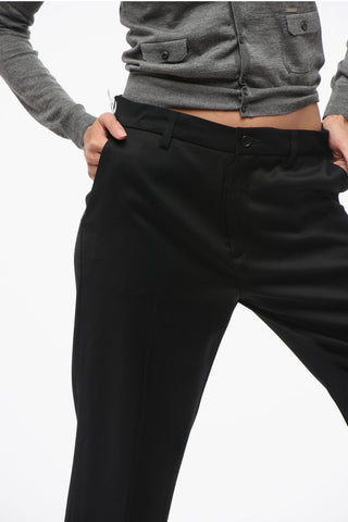 High Waist Twill Virgin Wool Blend VOLT Pants