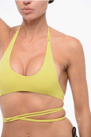 Bikini Top GIUNCO with Mesh Details