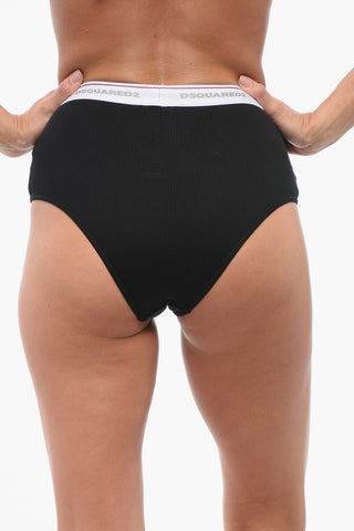 Ribbed High Waist Slip