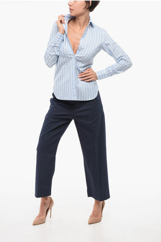 Balanced Stripe Popeline Slim Fit Shirt