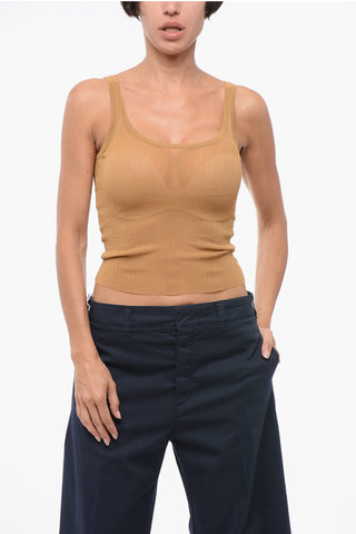 SFILATA Ribbed Silk BASTIA Tank Top