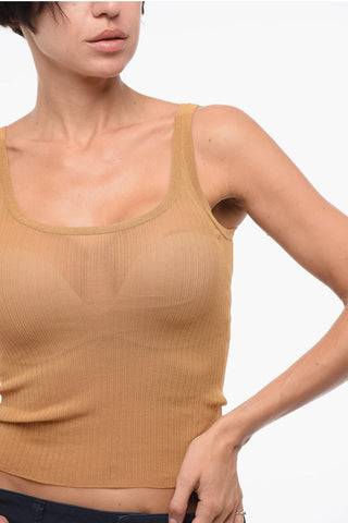 SFILATA Ribbed Silk BASTIA Tank Top