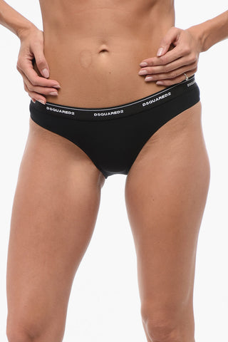 Cotton Stretch Slip with Logoed Band