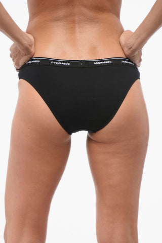 Cotton Stretch Slip with Logoed Band