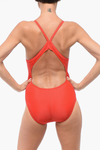 Solid Racerback One-Piece Swimsuit